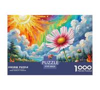 Puzzle 1000 Pezzi Cosmos Bipinnatus Qualità Premium Landscape Painting Puzzle Impegnativo Divertimento Per Adulti Regalo Per Adulti E Bambini Da 14 Anni E Più 38x26cm/1000pcs