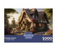 Puzzle 1000 Pezzi Cosy Cottage Qualità Premium A Cabin in The Woods Intrattenimento Creativo Puzzle Al Divertenti Per Uomo E Donna Per Adulti E Ragazzi 38x26cm/1000pcs