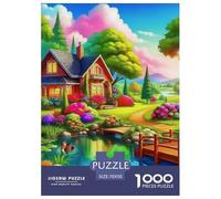 Puzzle 1000 Pezzi Cottage Classico Per Carta Al 100% Idea Regalo Uomo E Donna Country Style Classici Per Adulti E Bambini Per Adulti 14+ 70x50cm/1000pcs
