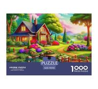 Puzzle 1000 Pezzi Cottage Impossibili Carta Al 100% Regalo Perfett Country Style Classici Per Adulti E Bambini Adulti E Bambini Dai 14 Anni 70x50cm/1000pcs