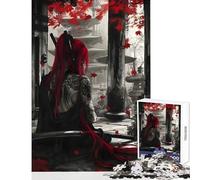 Puzzle 1000 pezzi Crimson Samurai Solitude fai da te giocattoli regali per donne uomini per gioco educativo migliora l'amore tra coppie dimensioni 38x52cm