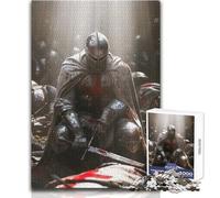 Puzzle 1000 pezzi Crusader Chronicles Relaxing Solo Quiet Time Giocattolo da gioco con taglio preciso superiore Dimensioni 38x52cm