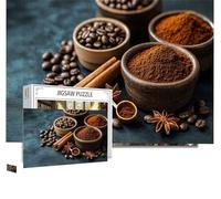 Puzzle 1000 Pezzi cucina Impossibili Puzzle Gigante Adulti Difficili Wooden Jigsaw Arte, Possono Stimolare Pensiero Delle Persone Con Poster Incluso, Regalo per Uomini Donne e Anziani 75x50cm B-3