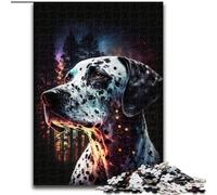 Puzzle 1000 pezzi Dalmata in legno, rompicapo ad alta difficoltà per adolescenti 50x75cm, Natale o compleanni