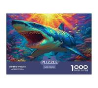 Puzzle 1000 Pezzi Deep Sea Shark | Puzzle Per Adulti E Famiglie | Artistic Animals 70x50cm/1000pcs | Regali Natale | Regalo Adulti | Regali Per Uomini