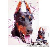 Puzzle 1000 pezzi Dobermann Giocattoli antistress Ottimo regalo per giochi Gioco impossibile Allena il tuo cervello e le tue mani dimensioni 50x75cm