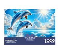 Puzzle 1000 Pezzi Due Aquile sul Lago, Natura Selvaggia, Puzzle Dettagliato