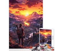 Puzzle 1000 pezzi Epic Sunset Adventure Giocattoli antistress Regali di Babbo Natale segreto Gioco educativo Lista dei desideri con Babbo Natale Dimensioni 38x52cm