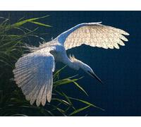 Puzzle 1000 Pezzi, Erone Bianco Vola 3D Puzzle per Adulti Impegnativo, Educa Puzzles Artistico, Divertente E Stimolante Puzzles Decorativo per La Famiglia, Come Regalo e Decorazione Pareti R6KH-8