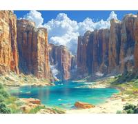 Puzzle 1000 Pezzi estate Puzzle Legno Il paesaggio, n-772 | Jigsaw Puzzles 75x50cm, Marcature di Lettere Sul Retro, Giochi Divertenti, Famiglia Relax, Regalo per Amore e Amico