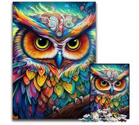 Puzzle 1000 pezzi Fantasy Art Owl Puzzles Regalo perfetto per genitori, amanti, amici - Età 14+ 50x75CM/19,68x29,52 pollici