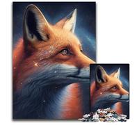 Puzzle 1000 pezzi Fantasy Fox Jigsaw Puzzles Gioco interattivo per famiglie, regalo artigianale con grafica colorata 26X38CM/10,23x14,96 pollici