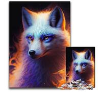 Puzzle 1000 pezzi Fantasy Fox Jigsaw Puzzles Gioco interattivo per famiglie, regalo artigianale con grafica colorata 26X38CM/10,23x14,96 pollici