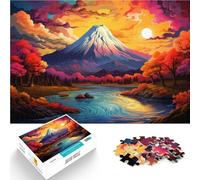 Puzzle 1000 pezzi Fantasy Monte Fuji Giappone Puzzle educativo di apprendimento Ottimo Regalo 19,7 "x 29,5" Adatto per adolescenti da 14 anni e oltre