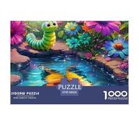 Puzzle 1000 pezzi Farfalla & Bruco Carta riciclata - Metamorfosi Bruco Farfalla Gioco estremamente difficile 38x26cm