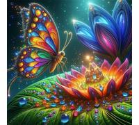 Puzzle 1000 Pezzi,Farfalla del castello delle fiabe puzzle per adulti Giochi Educativi,Puzzles Artistico Adatto a Tutta la Famiglia(65 x 65 cm)