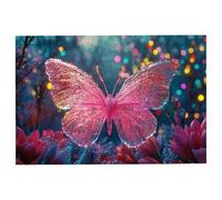 Puzzle 1000 Pezzi Farfalla, Puzzle Fantasia per Adulti e Tutta la Famiglie, Puzzles in Legno con Squisita Scatola di Imballaggio, Classici Puzzles per Adulti Idea Regalo Donna e Uomo, Decor -1305