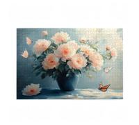 Puzzle 1000 Pezzi Farfalla Puzzle Semplicità Adulti Arte Grandi Dimensioni Jigsaw di Legno con una Scatola e Poster, Impossibili Jigsaw Gioco Familiare for Adulti, Decor Regalo Donna 75x50cm D-406