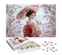 Puzzle 1000 Pezzi Fiore, Puzzle Giappone 1000 Pezzi Arte per Adulti e Bambini, Misura: 75x50 cm, Puzzles Legno per Adulti con Squisita Scatola di Imballaggio, Idea Regalo Donna, Regalo Uomo, -9055