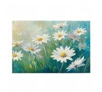 Puzzle 1000 Pezzi Fiore Puzzle Semplicità Adulti Arte Grandi Dimensioni Jigsaw di Legno con una Scatola e Poster, Impossibili Jigsaw Gioco Familiare for Adulti, Home Decor Regalo Donna 75x50cm D-370
