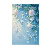 Puzzle 1000 Pezzi Fiore Puzzle Sogno Adulti Arte Grandi Dimensioni Jigsaw di Legno con una Scatola, Impossibili Jigsaw Gioco Familiare for Adulti Principiante, Home Decor Regalo Donna 75x50cm D-792