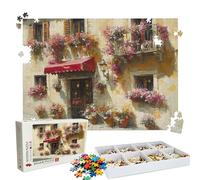 Puzzle 1000 Pezzi fiori freschi architettura, Puzzle 1000 Pièces Challenge Impossible, Puzzles 75x50 cm Taglia Grande Adulti, Giochi Educativo per Famiglie, Idea Regalo Decorazioni Casa W3H-341
