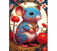 Puzzle 1000 pezzi, Fiori Rossi Animali Puzzle Classici per Adulti, Giocattoli di Gioco Impegnativi, puzzle Impossibile, Puzzles per Gioco Familiare, Regalo per Amore e Amico 75 x 50 cm
