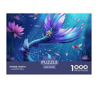 Puzzle 1000 Pezzi Fish Qualità Premium Beautiful Mermaid Multicolore Idea Regalo Uomo E Donna Adulti E Bambini Più Grandi 70x50cm/1000pcs