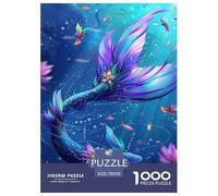 Puzzle 1000 Pezzi Fish Qualità Premium Beautiful Mermaid Multicolore Puzzle Al Divertenti Per Uomo E Donna Per Adulti E Ragazzi 70x50cm/1000pcs