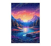 Puzzle 1000 Pezzi Fiumi Giungle Montagne, Gioco Educativo e Stimolante, Sviluppare Memoria, Logica e Manualità, Giochi Rilassamento e Intelligence Puzzle per Adulti 1000 Pezzi