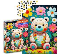 Puzzle 1000 Pezzi - Flower Teddy Bear