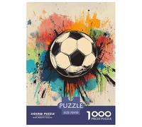 Puzzle 1000 Pezzi Football Qualità Premium Multi Colored Graffiti Intrattenimento Creativo Puzzle Al Divertenti Per Uomo E Donna Per Adulti E Ragazzi 70x50cm/1000pcs