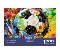 Puzzle 1000 Pezzi Football Qualità Premium Multi Colored Graffiti Multicolore Divertimento Per Adulti Per Adulti E Ragazzi 70x50cm/1000pcs