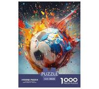 Puzzle 1000 Pezzi Football Qualità Premium Multi Colored Graffiti Multicolore Idea Regalo Uomo E Donna Per Adulti E Bambini Da 12 Anni 38x26cm/1000pcs