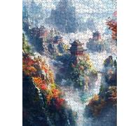 Puzzle 1000 Pezzi, Foresta Del Paese Delle Meraviglie 3D Puzzle per Adulti Impegnativo, Educa Puzzles Artistico, Divertente E Stimolante Puzzles Decorativo per La Famiglia DX0YL6-918