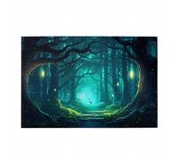 Puzzle 1000 Pezzi Foresta Puzzle Sogno Adulti Arte Grandi Dimensioni Jigsaw di Legno con una Scatola, Impossibili Jigsaw Gioco Familiare for Adulti Principiante, Home Decor Regalo Donna 75x50cm D-726