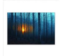 Puzzle 1000 Pezzi Foresta Tramonto Puzzle Grandi Dimensioni per Adulti 75x50cm, Adulti Difficili Impossible Giochi, Rilassamento e Intelligence, Jigsaw Personalizzato Regalo per Maschio e Femmina H-9