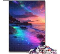 Puzzle 1000 pezzi Galaxy Corgi, puzzle in legno con gioco interattivo per famiglie, bambini dai 14 anni in su, 1000 pezzi(50x75cm)