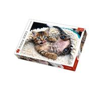 Puzzle 1000 pezzi - Gattino Felice Trefl