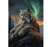 Puzzle 1000 Pezzi, Gatto Aurora 3D Puzzle per Adulti Impegnativo, Educa Puzzles Artistico, Divertente E Stimolante Puzzles Decorativo per La Famiglia, Regalo e Decorazione Pareti DX0YL6-637