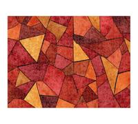 Puzzle 1000 Pezzi - Geometria & Rosso - Puzzle in Legno Durevole 1T#226 | Puzzle in Legno, Tagliati con Precisione, Inchiostro dai Colori Vivaci, Hobby Statico, Decorazione per Casa, Regalo, 50x75cm