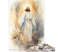 Puzzle 1000 pezzi Gesù Cristo - La Resurrezione Puzzle per adulti Difficoltà Puzzle Giocattoli educativi Giochi Decorazione per la famiglia (75x50 cm)