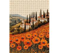 Puzzle 1000 Pezzi Giardino Città 3D Puzzle per Adulti Impegnativo, Educa Puzzles Artistico, Divertente E Stimolante Puzzles Decorativo per La Famiglia, Regalo e Decorazione Pareti BXHZW6-942