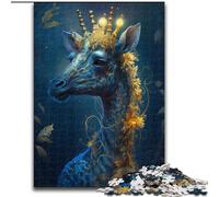 Puzzle 1000 pezzi "Giraffa Magica" in legno, gioco interattivo per famiglie, adatto a partire dai 14 anni, 50x75cm, gioco rompicapo per adolescenti, regalo perfetto per le feste