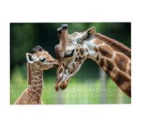 Puzzle 1000 Pezzi Giraffa, Puzzle Animali Puzzles in Legno Dimensione Di 75x50cm, Classici Sfide Divertenti Intrattenimento Creativo, Divertimento Confezione di Alta Qualità Regalo Uomo e Donna -2352