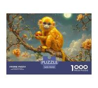 Puzzle 1000 Pezzi,Golden Monkey, Puzzle Da 1000 Pezzi Per Adulti, Under The Moon Puzzle, Jigsaw Puzzle Per Adulti E Bambini - Stampa Di Alta Qualità 70x50cm/1000pcs