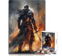 Puzzle 1000 pezzi Guerriero delle Tenebre Giocattoli Giochi Educativi Analisi e Logica Regali di Babbo Natale Segreto Dimensioni 38x52cm