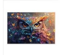 Puzzle 1000 Pezzi Gufo Animale Puzzle Grandi Dimensioni per Adulti 75 x 50cm, Adulti Difficili Impossible Giochi, Rilassamento e Intelligence, Jigsaw Personalizzato Regalo per Maschio e Femmina C-2