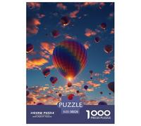 Puzzle 1000 Pezzi Hot Air Balloon Qualità Premium Romantic Sky Intrattenimento Creativo Idea Regalo Uomo E Donna Perfetto Per Appassionati Di Puzzle Esperti 38x26cm/1000pcs
