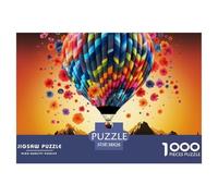 Puzzle 1000 Pezzi Hot Air Balloon Qualità Premium Romantic Sky Intrattenimento Creativo Puzzle Al Divertenti Per Uomo E Donna Per Adulti E Ragazzi 38x26cm/1000pcs